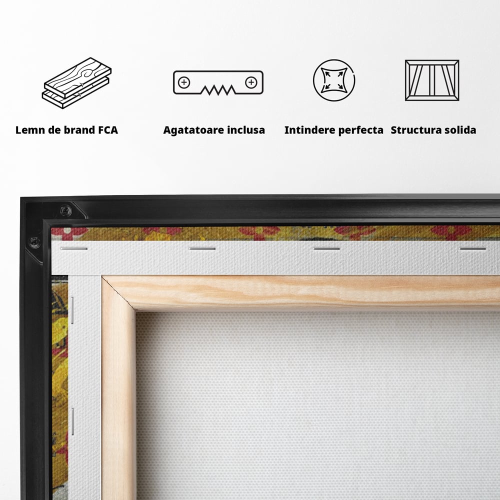 Tablou Canvas Premium, LuxCanva® B1028, Dolar Bugs Bunny, Decorativ, Animatie, Dolari, America, Culori Vibrante