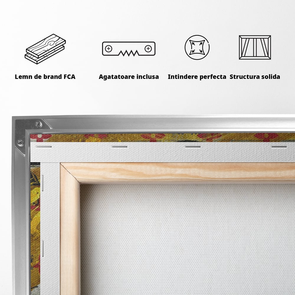 Tablou Canvas Premium, LuxCanva® B1028, Dolar Bugs Bunny, Decorativ, Animatie, Dolari, America, Culori Vibrante