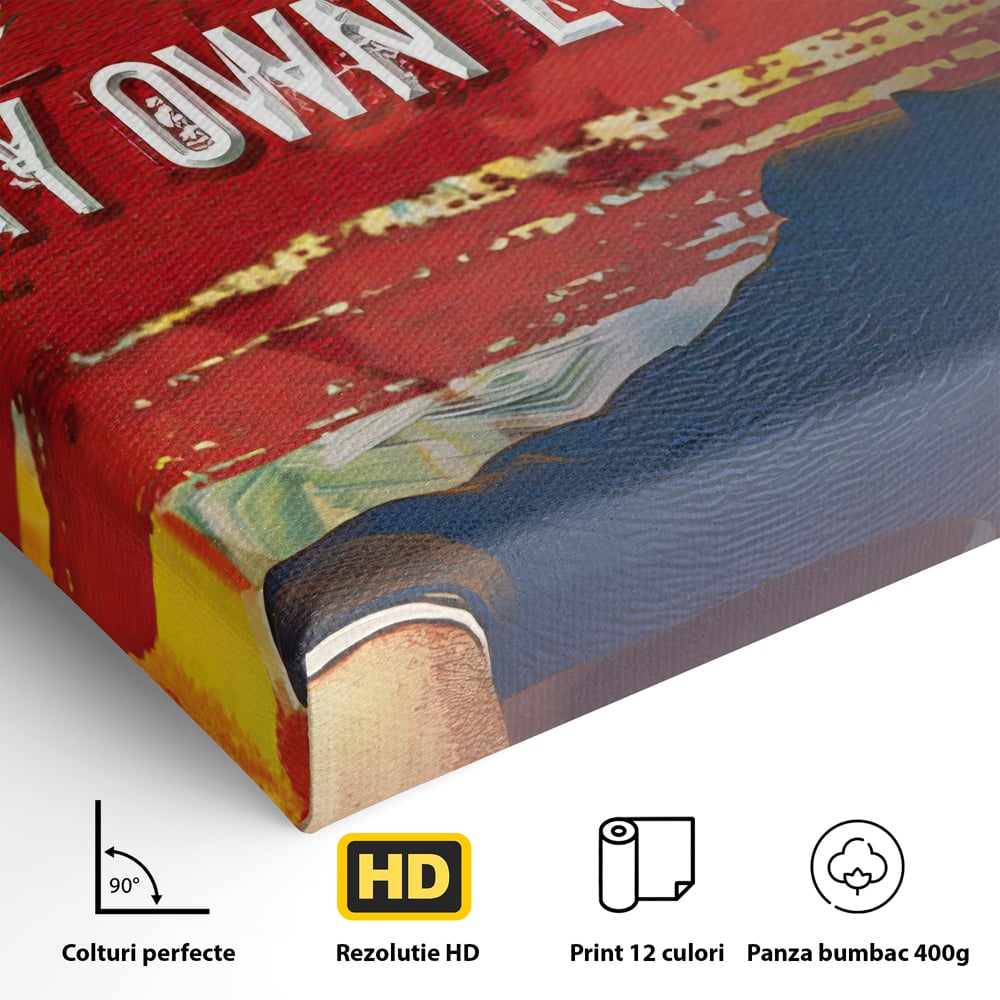 Tablou Canvas Premium LuxCanva® B1029, Harvey Specter , Decorativ, Serial, Suits, Actori, Inspirational, Culori Vibrante