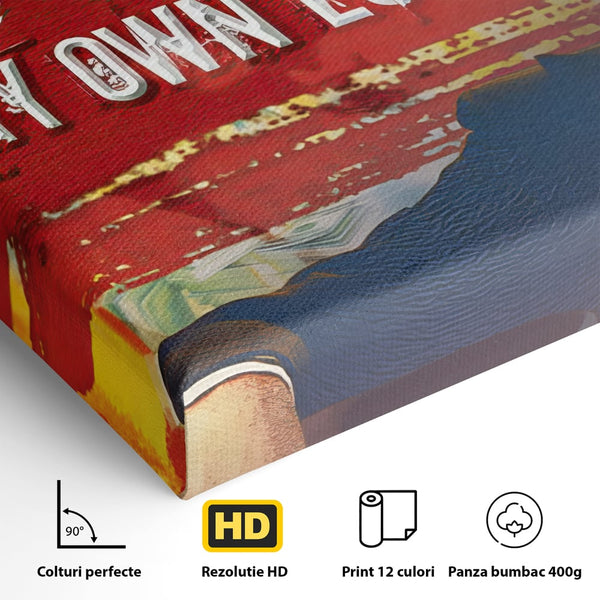 Tablou Canvas Premium LuxCanva® B1029, Harvey Specter , Decorativ, Serial, Suits, Actori, Inspirational, Culori Vibrante