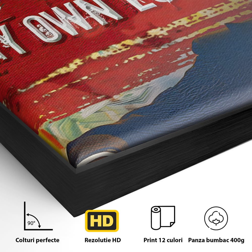Tablou Canvas Premium LuxCanva® B1029, Harvey Specter , Decorativ, Serial, Suits, Actori, Inspirational, Culori Vibrante