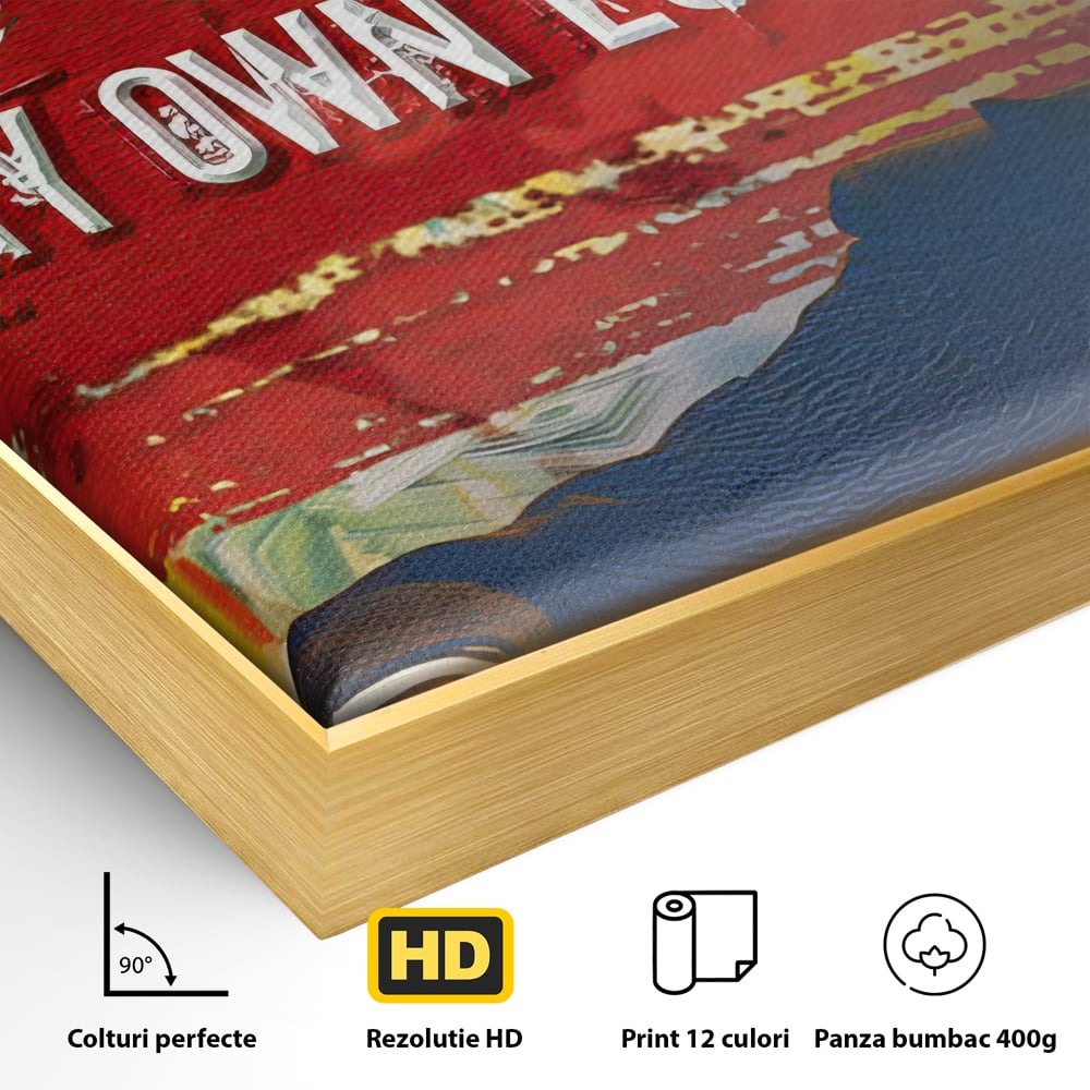 Tablou Canvas Premium LuxCanva® B1029, Harvey Specter , Decorativ, Serial, Suits, Actori, Inspirational, Culori Vibrante