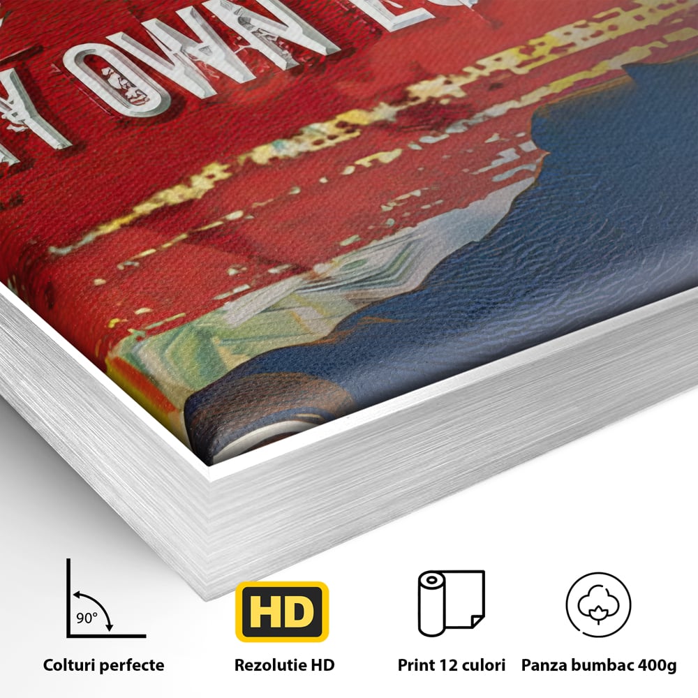 Tablou Canvas Premium LuxCanva® B1029, Harvey Specter , Decorativ, Serial, Suits, Actori, Inspirational, Culori Vibrante