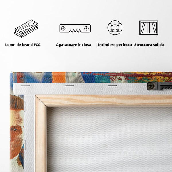 Tablou Canvas Premium LuxCanva® B1029, Harvey Specter , Decorativ, Serial, Suits, Actori, Inspirational, Culori Vibrante