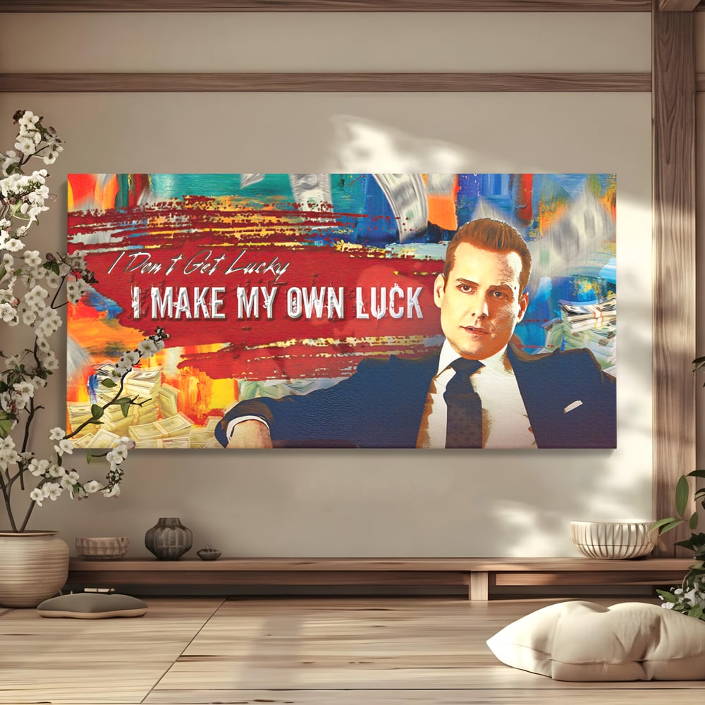 Tablou Canvas Premium LuxCanva® B1029, Harvey Specter , Decorativ, Serial, Suits, Actori, Inspirational, Culori Vibrante