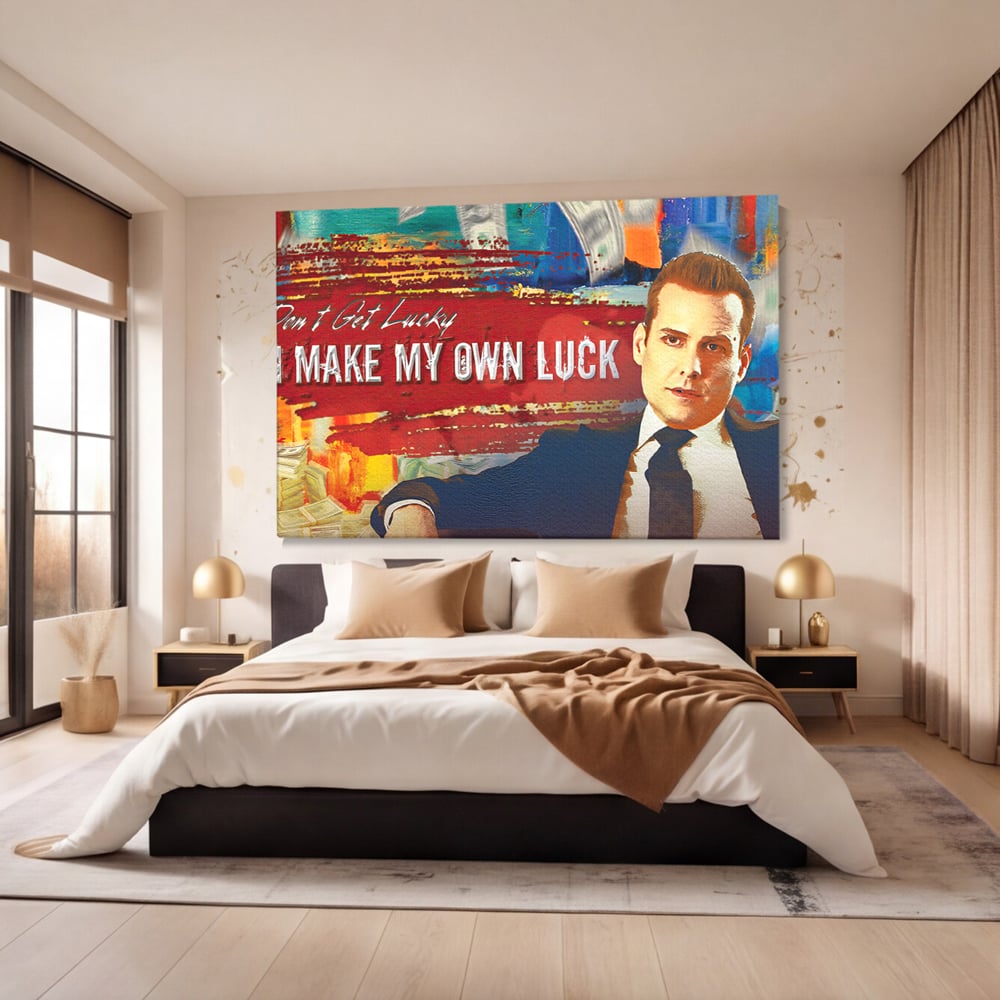 Tablou Canvas Premium LuxCanva® B1029, Harvey Specter , Decorativ, Serial, Suits, Actori, Inspirational, Culori Vibrante