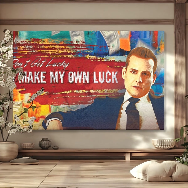 Tablou Canvas Premium LuxCanva® B1029, Harvey Specter , Decorativ, Serial, Suits, Actori, Inspirational, Culori Vibrante