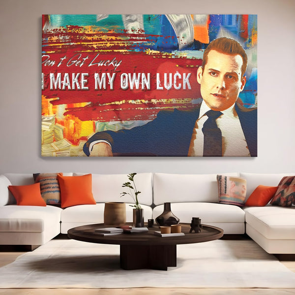 Tablou Canvas Premium LuxCanva® B1029, Harvey Specter , Decorativ, Serial, Suits, Actori, Inspirational, Culori Vibrante