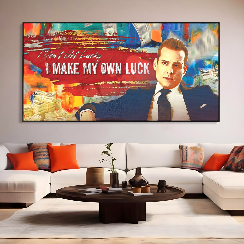Tablou Canvas Premium LuxCanva® B1029, Harvey Specter , Decorativ, Serial, Suits, Actori, Inspirational, Culori Vibrante