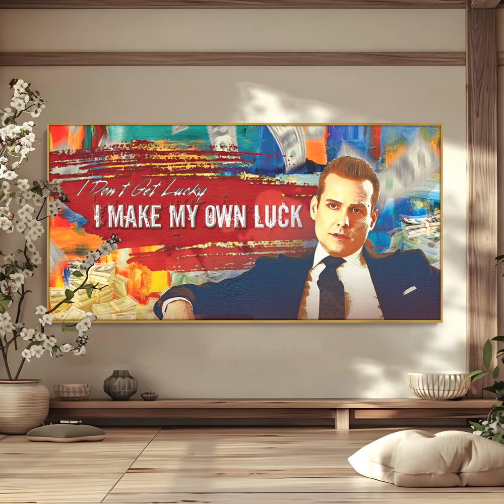 Tablou Canvas Premium LuxCanva® B1029, Harvey Specter , Decorativ, Serial, Suits, Actori, Inspirational, Culori Vibrante