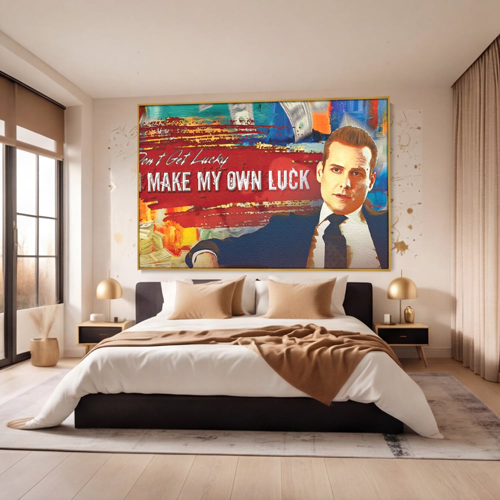 Tablou Canvas Premium LuxCanva® B1029, Harvey Specter , Decorativ, Serial, Suits, Actori, Inspirational, Culori Vibrante