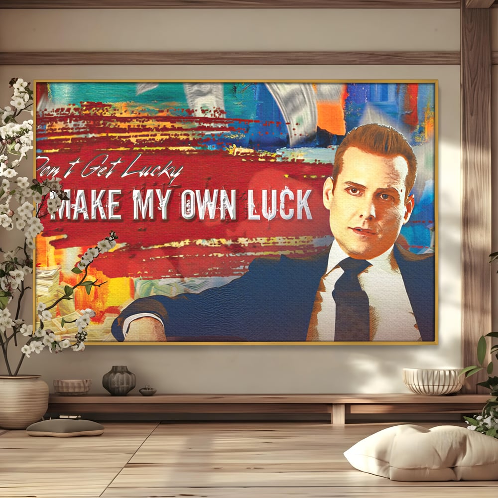 Tablou Canvas Premium LuxCanva® B1029, Harvey Specter , Decorativ, Serial, Suits, Actori, Inspirational, Culori Vibrante