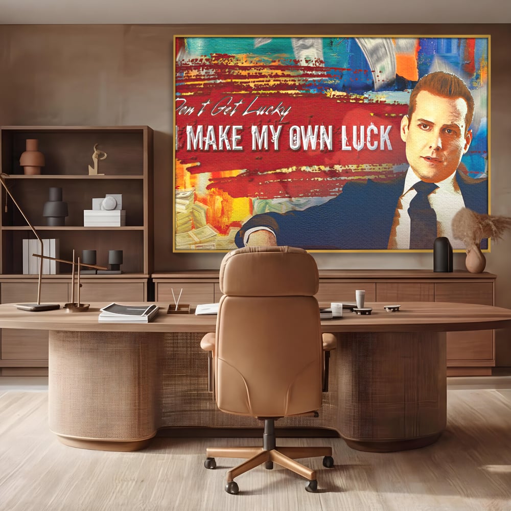 Tablou Canvas Premium LuxCanva® B1029, Harvey Specter , Decorativ, Serial, Suits, Actori, Inspirational, Culori Vibrante