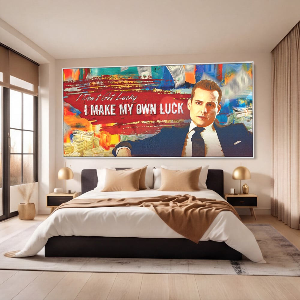 Tablou Canvas Premium LuxCanva® B1029, Harvey Specter , Decorativ, Serial, Suits, Actori, Inspirational, Culori Vibrante