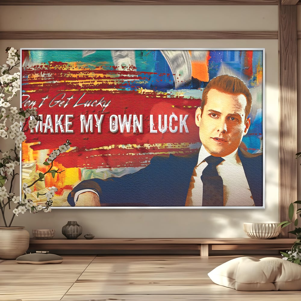 Tablou Canvas Premium LuxCanva® B1029, Harvey Specter , Decorativ, Serial, Suits, Actori, Inspirational, Culori Vibrante