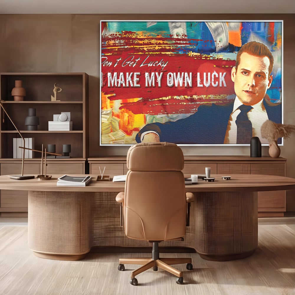 Tablou Canvas Premium LuxCanva® B1029, Harvey Specter , Decorativ, Serial, Suits, Actori, Inspirational, Culori Vibrante