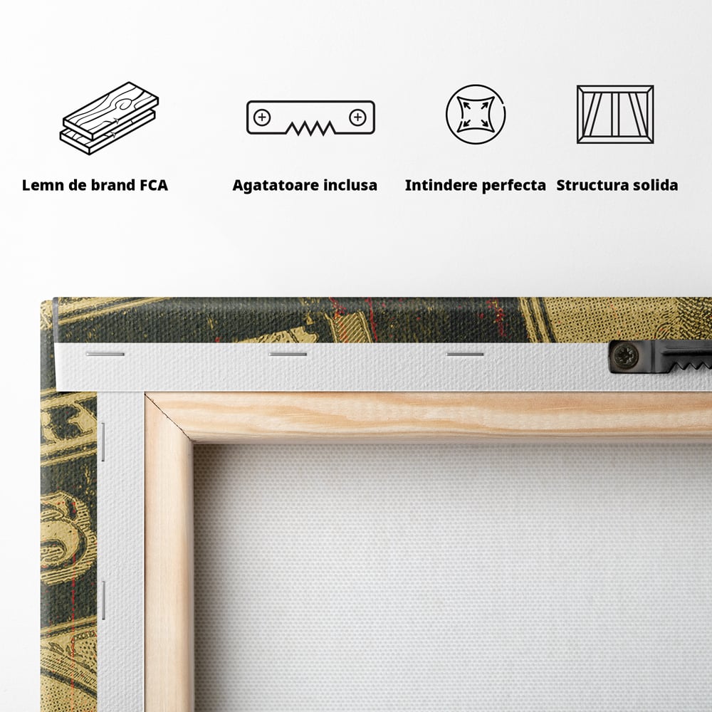 Tablou Canvas Premium LuxCanva® B1031, Living For Flawless , Decorativ, Inspirational, Viata, Motivational, Culori Vibrante