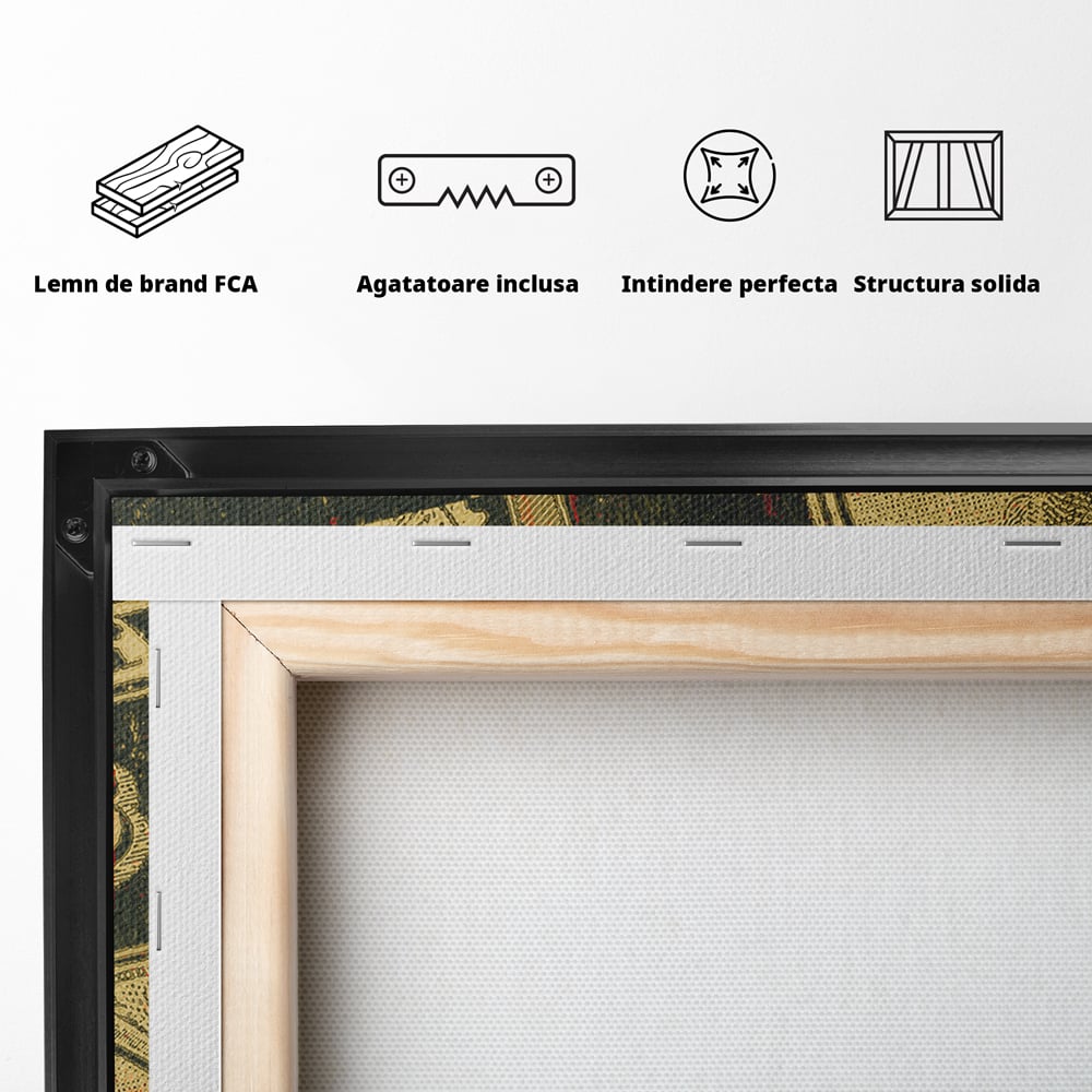 Tablou Canvas Premium LuxCanva® B1031, Living For Flawless , Decorativ, Inspirational, Viata, Motivational, Culori Vibrante