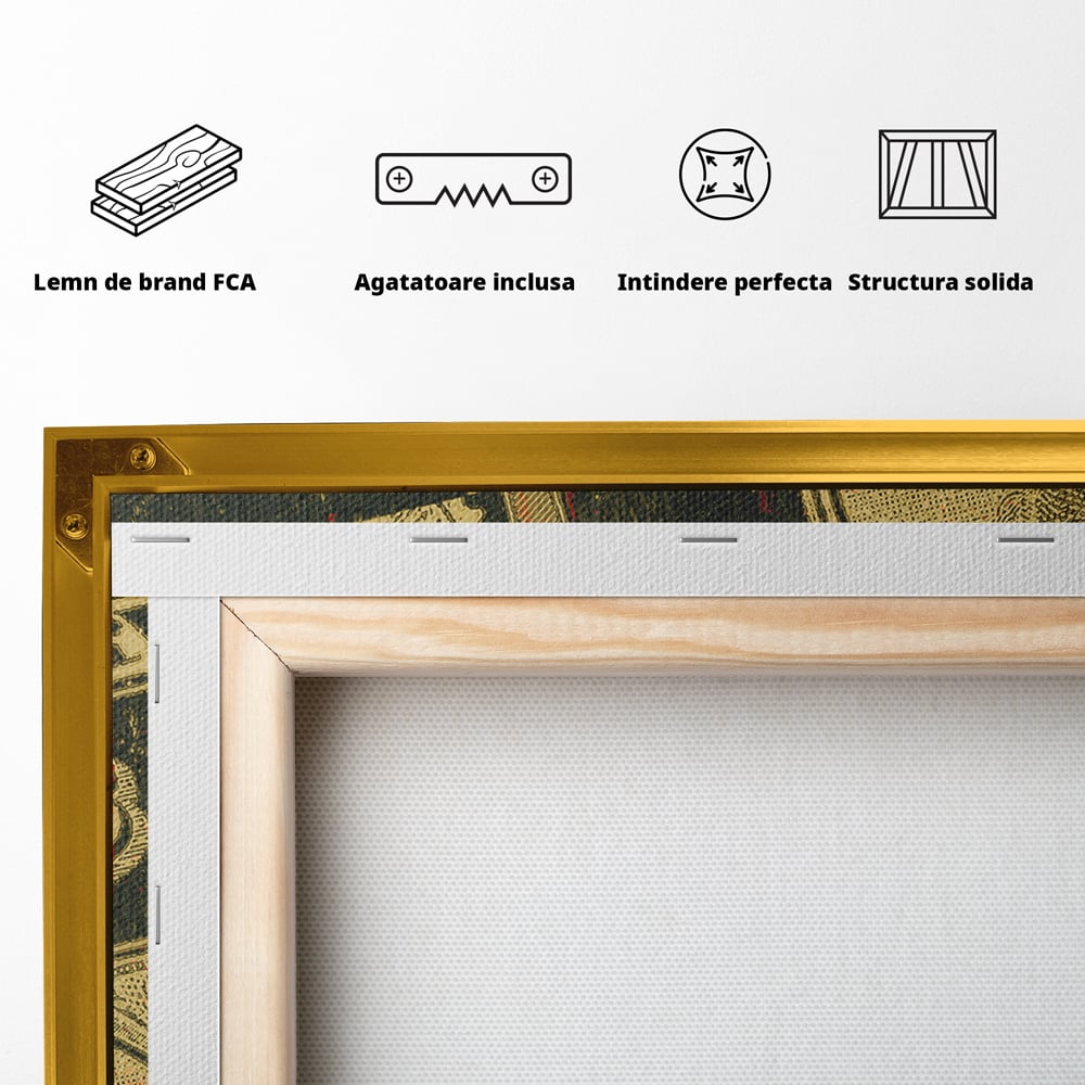 Tablou Canvas Premium LuxCanva® B1031, Living For Flawless , Decorativ, Inspirational, Viata, Motivational, Culori Vibrante