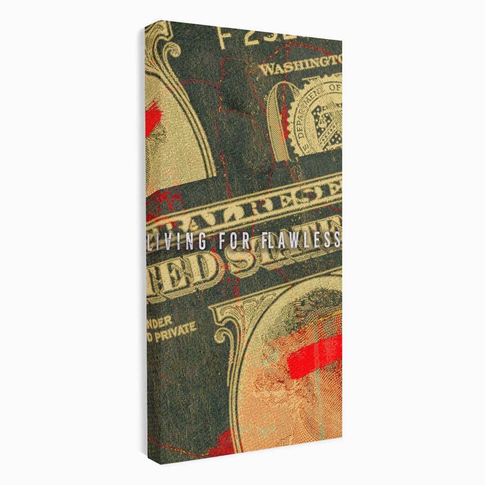 Tablou Canvas Premium LuxCanva® B1031, Living For Flawless , Decorativ, Inspirational, Viata, Motivational, Culori Vibrante