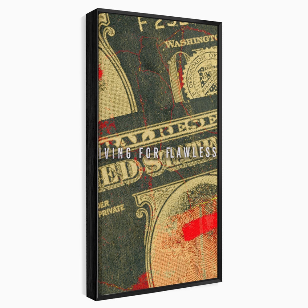 Tablou Canvas Premium LuxCanva® B1031, Living For Flawless , Decorativ, Inspirational, Viata, Motivational, Culori Vibrante