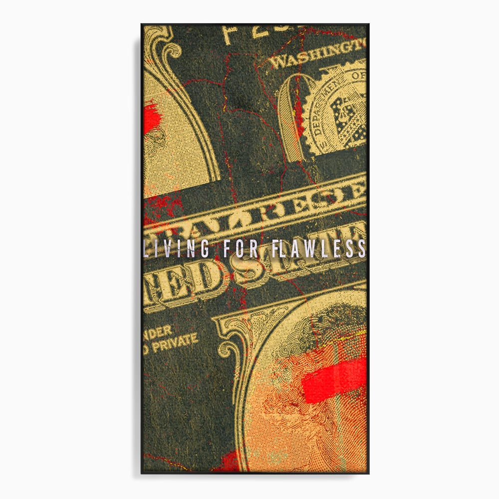 Tablou Canvas Premium LuxCanva® B1031, Living For Flawless , Decorativ, Inspirational, Viata, Motivational, Culori Vibrante