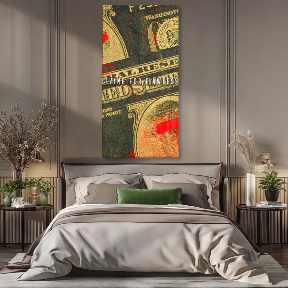 Tablou Canvas Premium LuxCanva® B1031, Living For Flawless , Decorativ, Inspirational, Viata, Motivational, Culori Vibrante