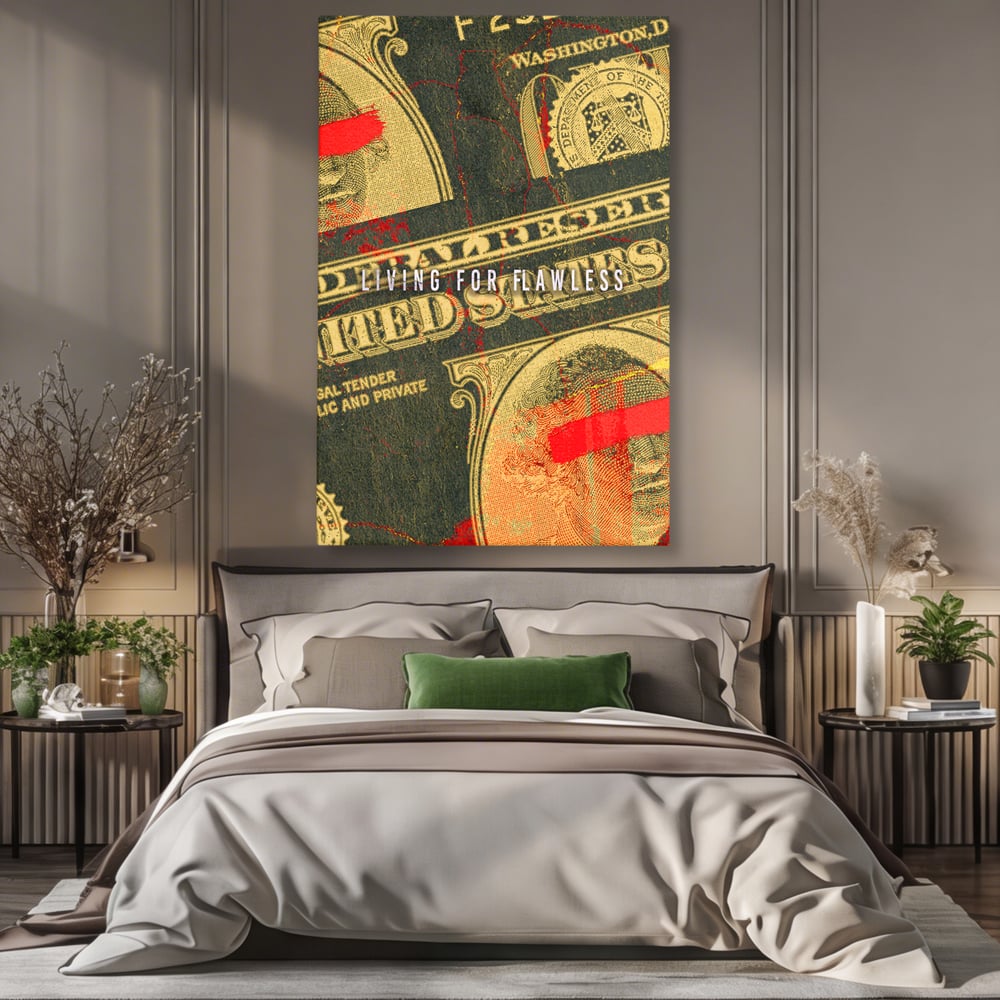 Tablou Canvas Premium LuxCanva® B1031, Living For Flawless , Decorativ, Inspirational, Viata, Motivational, Culori Vibrante