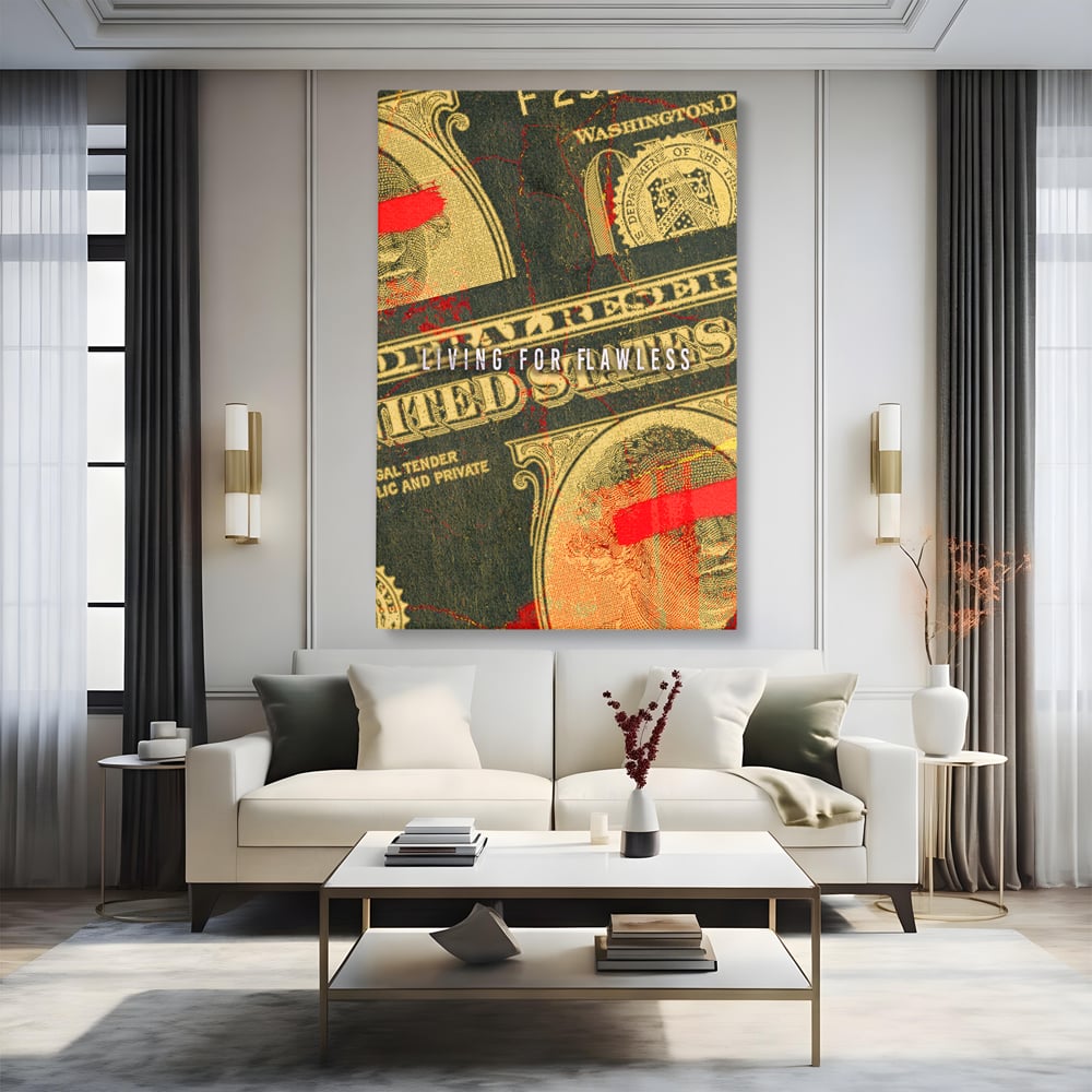 Tablou Canvas Premium LuxCanva® B1031, Living For Flawless , Decorativ, Inspirational, Viata, Motivational, Culori Vibrante