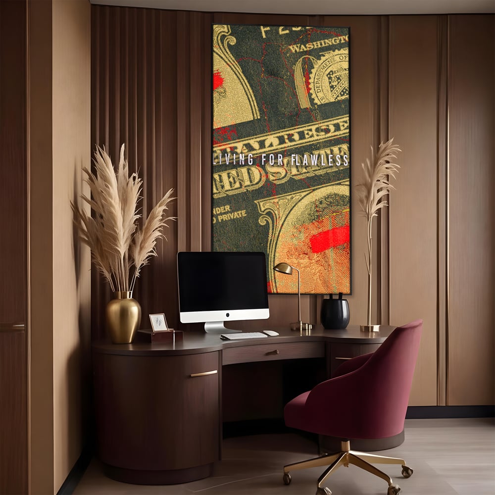 Tablou Canvas Premium LuxCanva® B1031, Living For Flawless , Decorativ, Inspirational, Viata, Motivational, Culori Vibrante