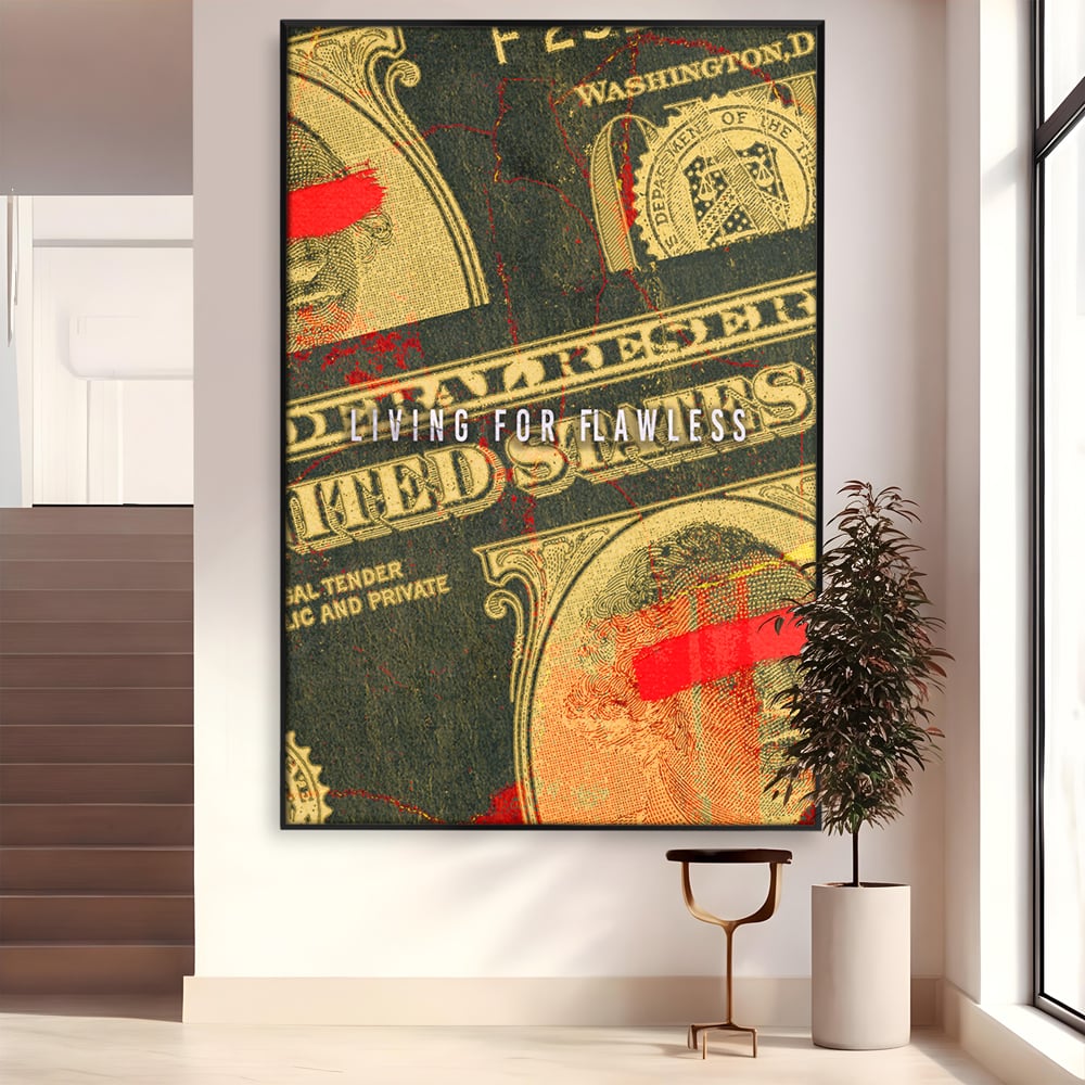 Tablou Canvas Premium LuxCanva® B1031, Living For Flawless , Decorativ, Inspirational, Viata, Motivational, Culori Vibrante