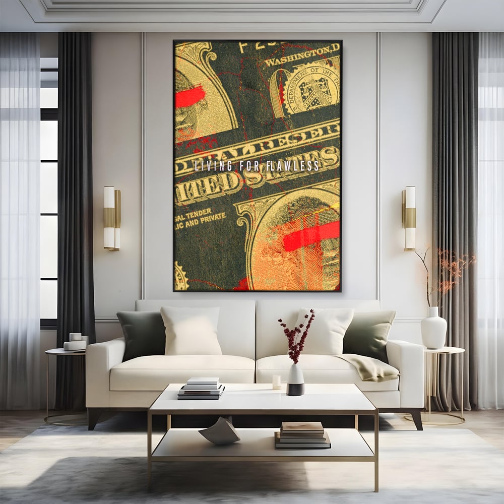 Tablou Canvas Premium LuxCanva® B1031, Living For Flawless , Decorativ, Inspirational, Viata, Motivational, Culori Vibrante