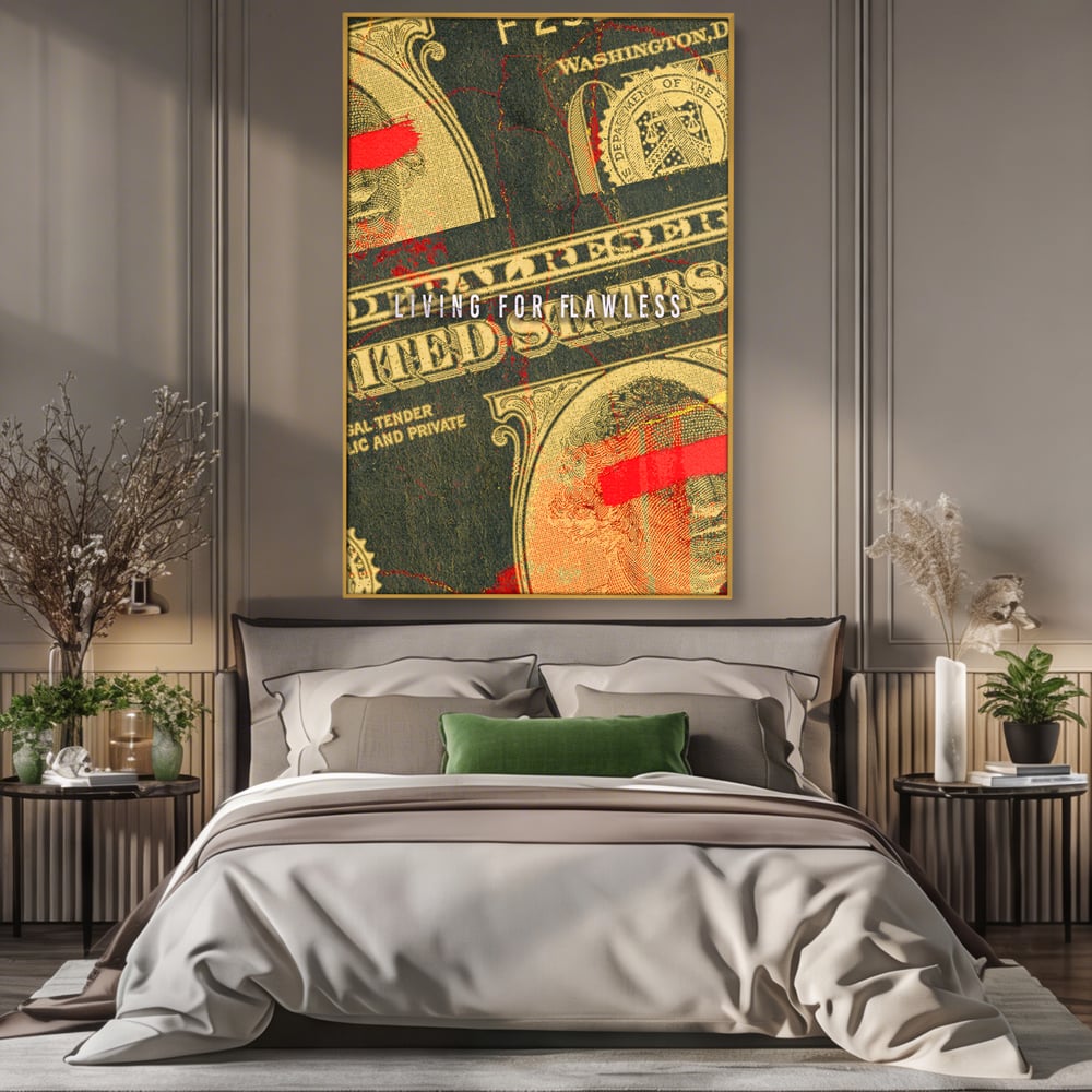 Tablou Canvas Premium LuxCanva® B1031, Living For Flawless , Decorativ, Inspirational, Viata, Motivational, Culori Vibrante