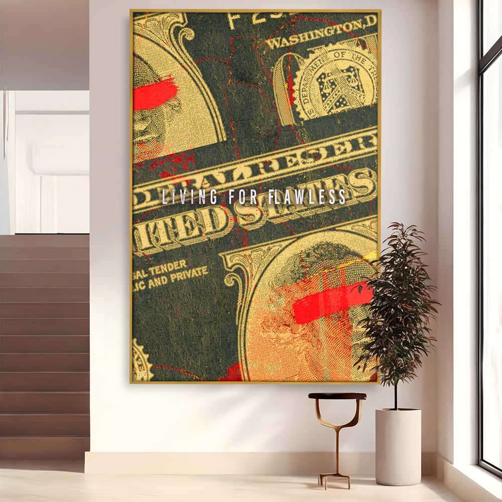 Tablou Canvas Premium LuxCanva® B1031, Living For Flawless , Decorativ, Inspirational, Viata, Motivational, Culori Vibrante