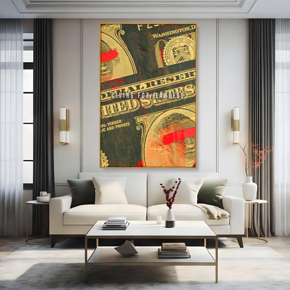 Tablou Canvas Premium LuxCanva® B1031, Living For Flawless , Decorativ, Inspirational, Viata, Motivational, Culori Vibrante
