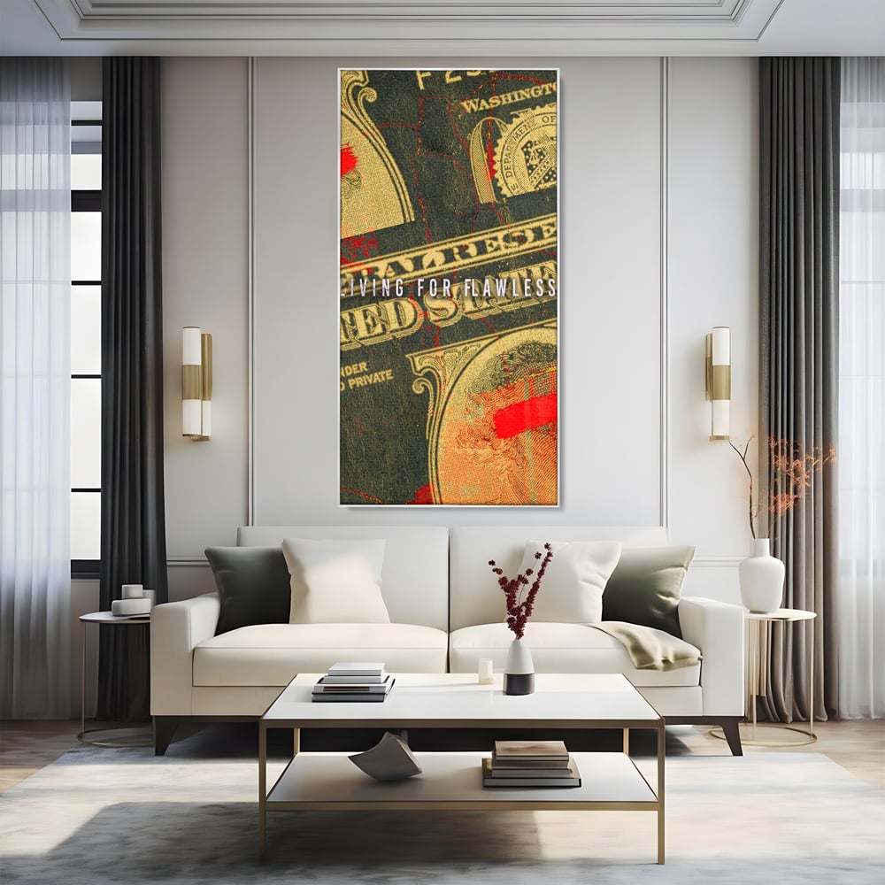 Tablou Canvas Premium LuxCanva® B1031, Living For Flawless , Decorativ, Inspirational, Viata, Motivational, Culori Vibrante