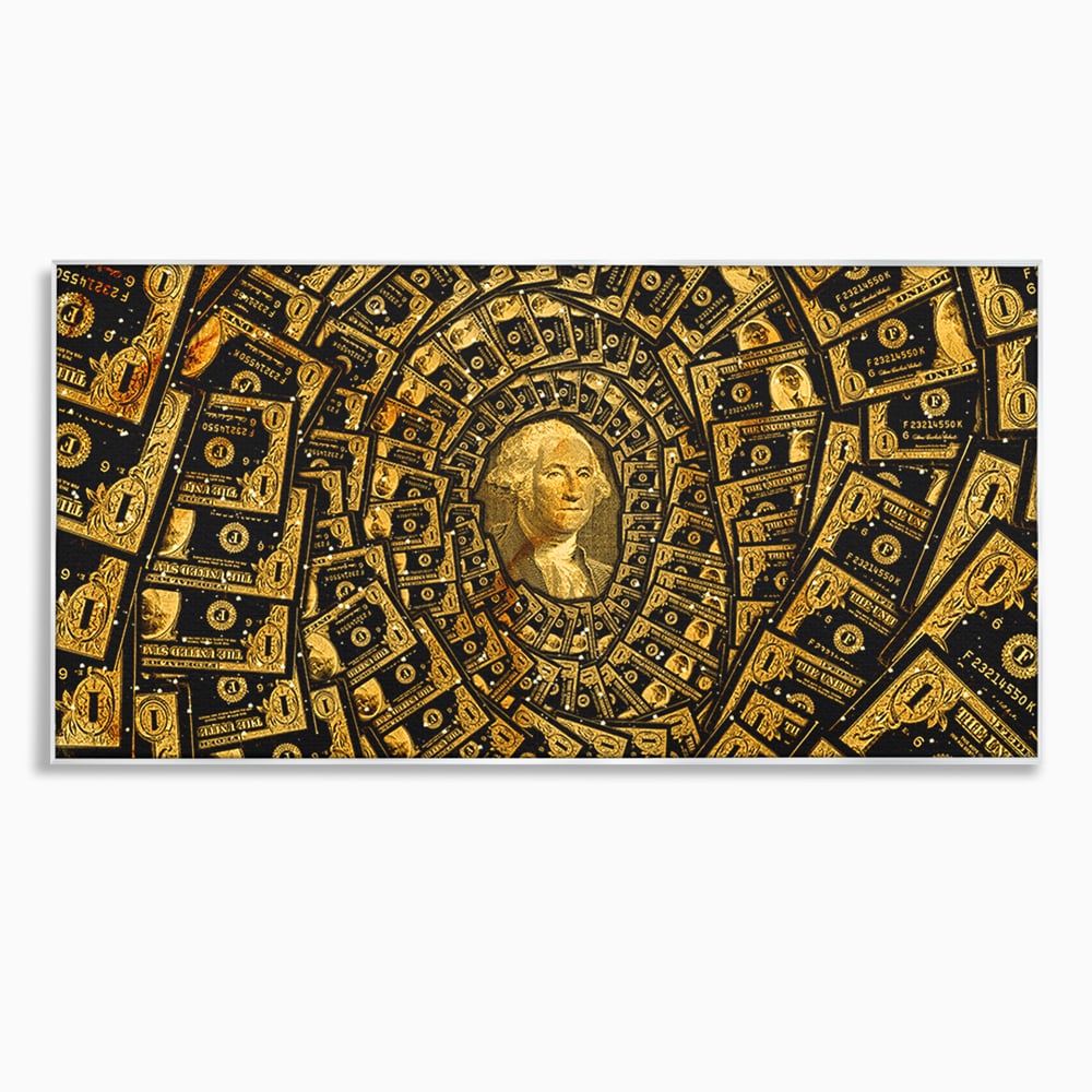 Tablou Canvas Premium LuxCanva® B1034, George Washington , Decorativ, Presedinte, America, Dolari, Culori Vibrante