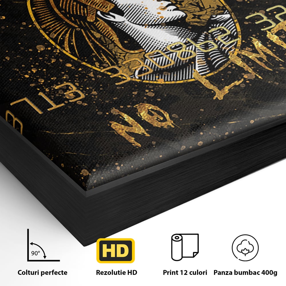 Tablou Canvas Premium LuxCanva® B1036, No Limit , Decorativ, Card, Banca, Finante, Culori Vibrante