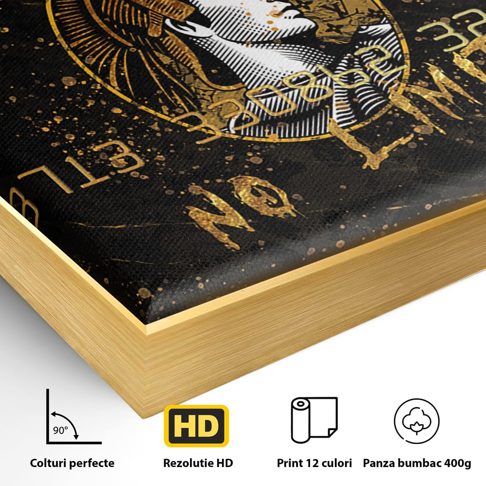 Tablou Canvas Premium LuxCanva® B1036, No Limit , Decorativ, Card, Banca, Finante, Culori Vibrante