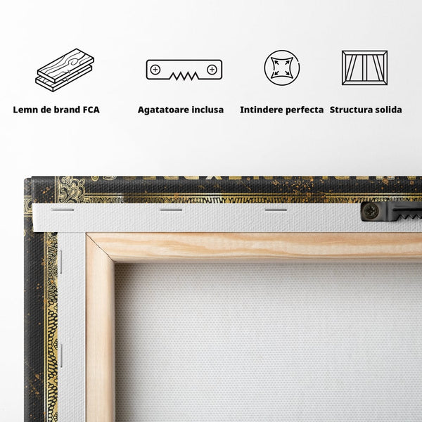 Tablou Canvas Premium LuxCanva® B1036, No Limit , Decorativ, Card, Banca, Finante, Culori Vibrante