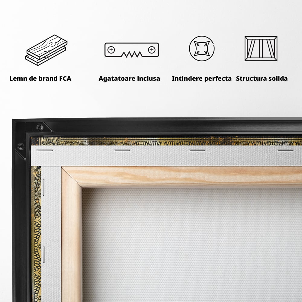Tablou Canvas Premium LuxCanva® B1036, No Limit , Decorativ, Card, Banca, Finante, Culori Vibrante