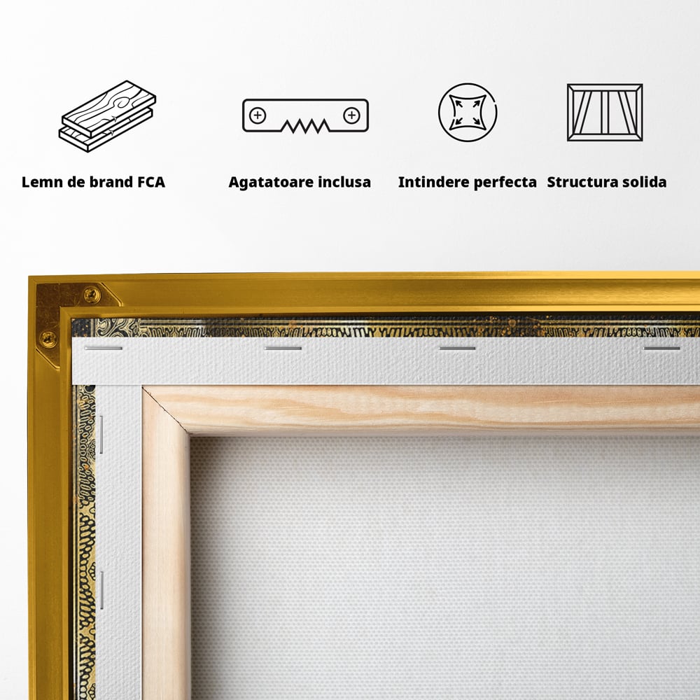 Tablou Canvas Premium LuxCanva® B1036, No Limit , Decorativ, Card, Banca, Finante, Culori Vibrante