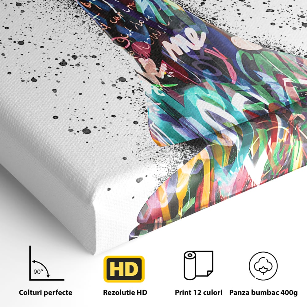 Tablou Canvas Premium LuxCanva® B1048, Chess Queen , Dormitor, Living, Iubire, Regina, Sah, Bella, Multicolor, Culori Vibrante