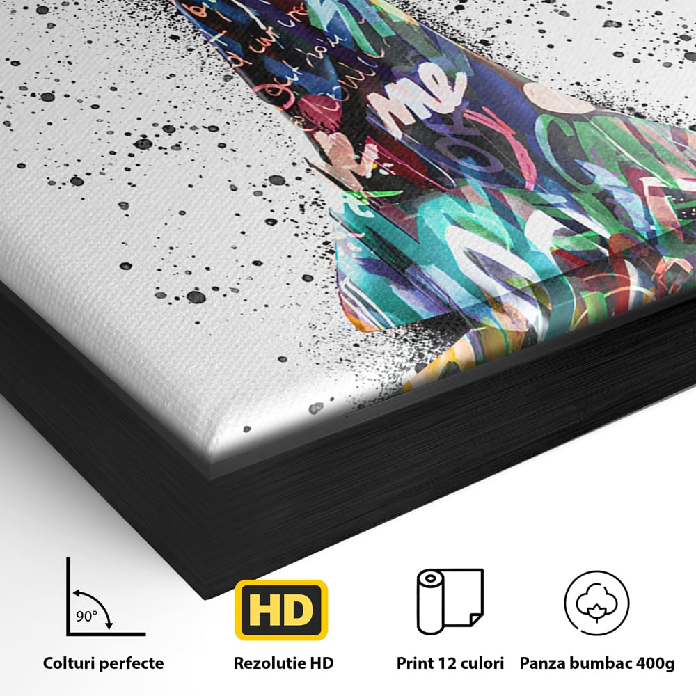 Tablou Canvas Premium LuxCanva® B1048, Chess Queen , Dormitor, Living, Iubire, Regina, Sah, Bella, Multicolor, Culori Vibrante