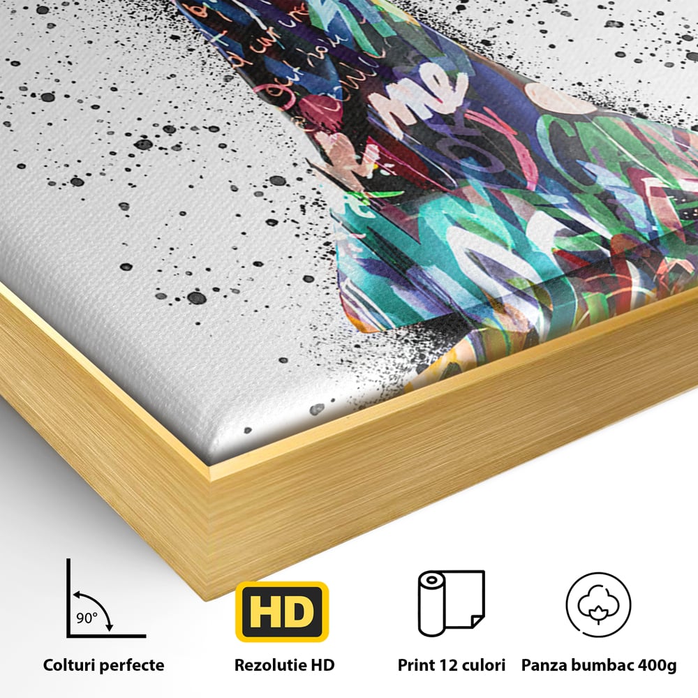Tablou Canvas Premium LuxCanva® B1048, Chess Queen , Dormitor, Living, Iubire, Regina, Sah, Bella, Multicolor, Culori Vibrante