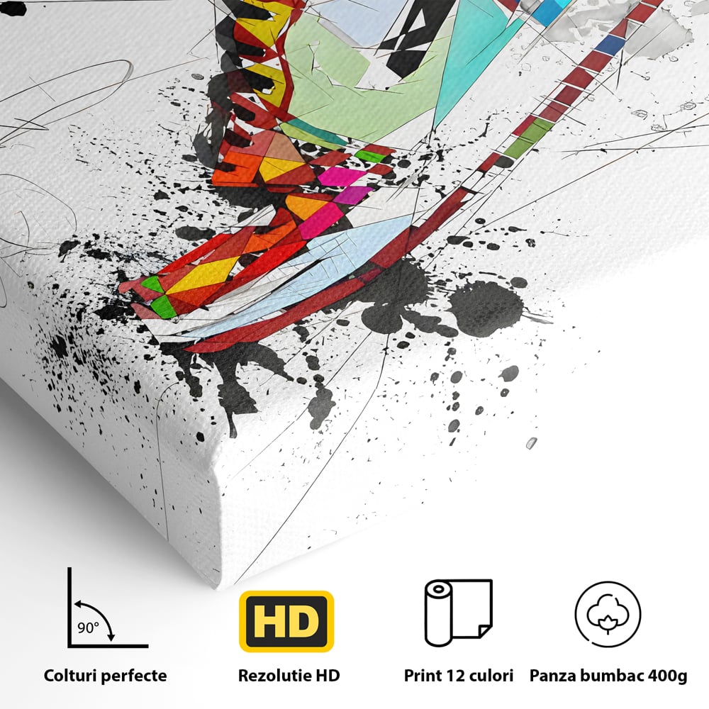 Leinwand Premium Canvas Wandkunst, LuxCanva® B1050, Air Jordan, Kinderzimmer, Basketball, Sport, Nike, Schlafzimmer, lebendige Farben