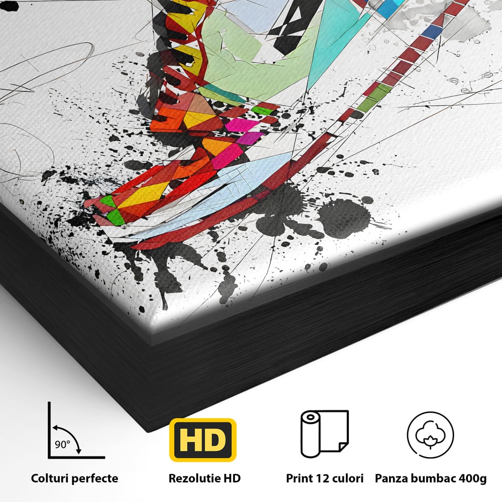 Leinwand Premium Canvas Wandkunst, LuxCanva® B1050, Air Jordan, Kinderzimmer, Basketball, Sport, Nike, Schlafzimmer, lebendige Farben
