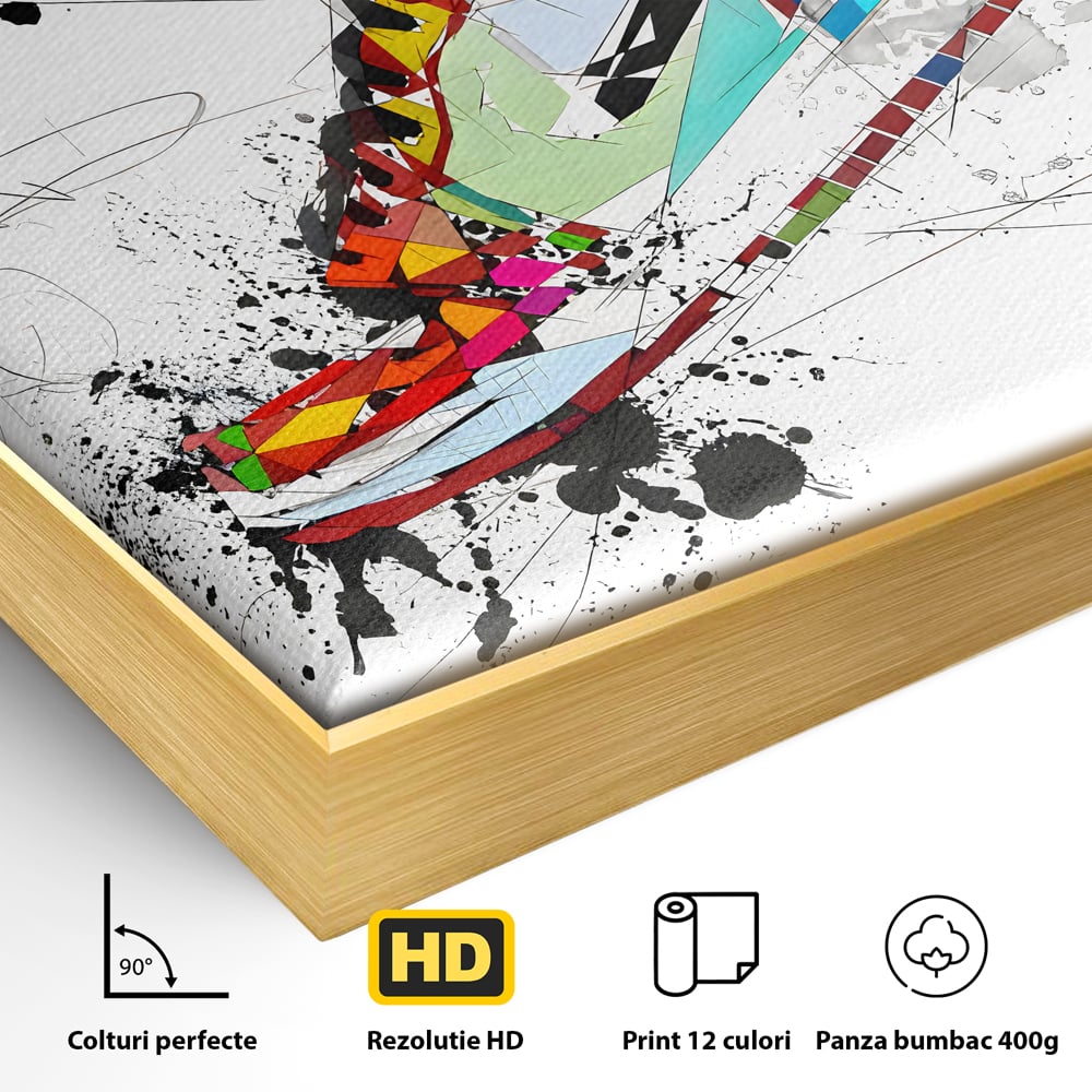 Leinwand Premium Canvas Wandkunst, LuxCanva® B1050, Air Jordan, Kinderzimmer, Basketball, Sport, Nike, Schlafzimmer, lebendige Farben