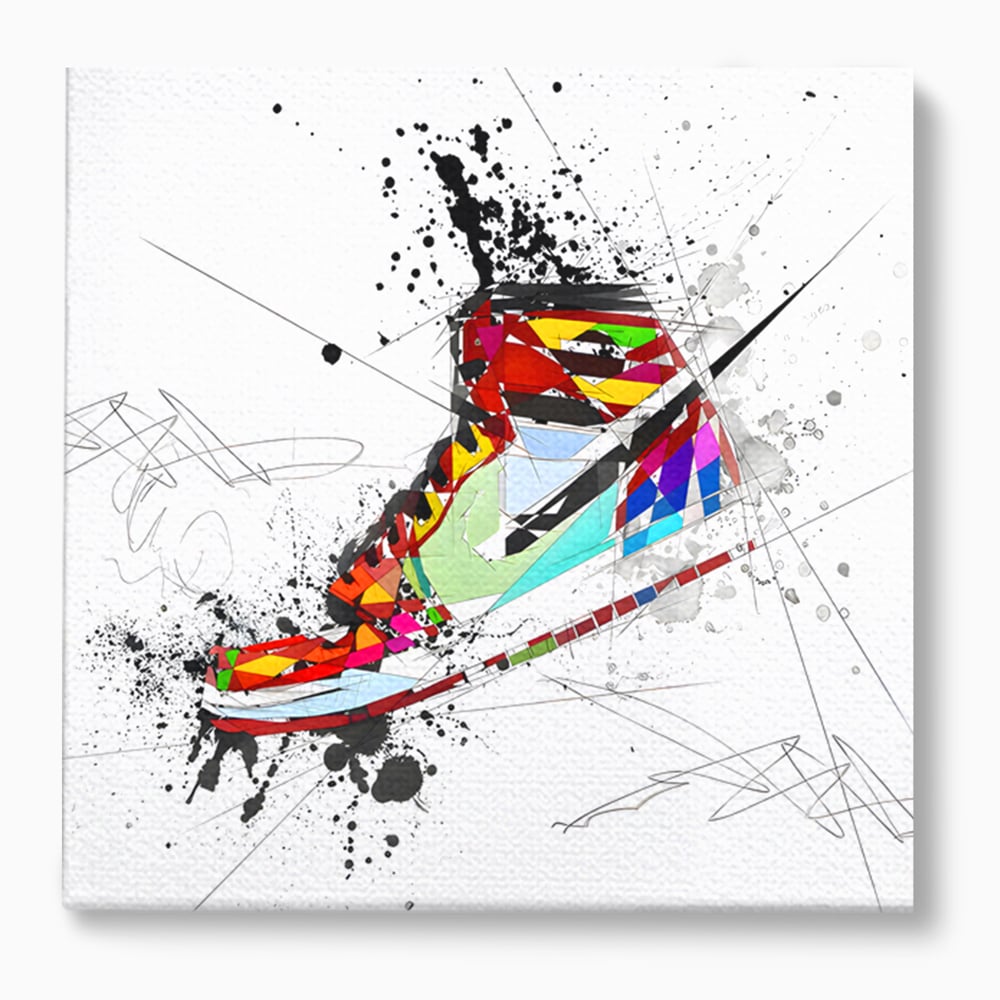 Leinwand Premium Canvas Wandkunst, LuxCanva® B1050, Air Jordan, Kinderzimmer, Basketball, Sport, Nike, Schlafzimmer, lebendige Farben