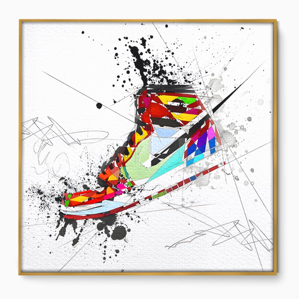 Leinwand Premium Canvas Wandkunst, LuxCanva® B1050, Air Jordan, Kinderzimmer, Basketball, Sport, Nike, Schlafzimmer, lebendige Farben